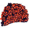 Luxshiny Cuffia da Nuoto Donna in Tessuto Jacquard con Fiori Artigianali, Elastica e Confortevole, Adatta per Piscine Interne e Resort Vacanze