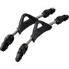 Gettimore 2 cinghie a molla per pinne in acciaio inox 304, antiscivolo, regolabili, di ricambio per la maggior parte delle pinne con componenti EPDM TPR, per snorkeling e sport subacquei (S blu)