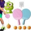 Generico Table Tennis Trainer for Kids - PP 13.5x20cm Door Mounted Pong Practice Set with Racket and Balls | Multifunctional Indoor Outdoor Table Tennis Training Tool for Skill Development Exercise