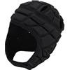 HUSHUI Casco Soft Shell per Adulti Copricapo Imbottito in Spugna EVA Traspirante Regolabile per Sport di Calcio e Rugby (Bianca)