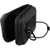 Garpotic Custodia rigida per telemetro da golf, custodia antiurto in PU EVA con moschettone passante per cintura nera, 10 x 14 x 5,5 x 5,3 cm, per palline e accessori