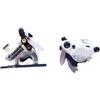 Generico Compatibile for Freno a Disco Juin Tech Flat Mount F1, rotore Pinza idraulica da 160 mm, Ultraleggero 315 g for MTB CX Road Front Rear,Componenti(Silver No Rotor)