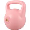 Mikikit Kettlebell Regolabile Rosa 6kg in PE con Manico Antiscivolo per Esercizi di Rafforzamento e Allenamento Femminile Domestico