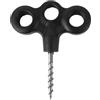 BGHYJKOL Picchetti Tenda 5Pcs Heavy-Duty Black Camping Nails - Non-Slip Tent Stakes for Hiking, Backpacking & RV Anchoring