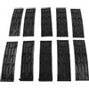 Generic Scivoli a Castello per Rimorchio per Barche, Confezione da 10, Resistenti, Riducono L'attrito, Facile Lancio per Tutti i Tipi di Barche, ABS Nero, 7,6 X 25,4 cm.