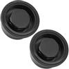 Alomejor 2 Pezzi tavola da Surf in PVC Foro di sfiato Tappo Paddle Board Foro di sfiato Surf valvola Automatica Accessorio Impermeabile(Nero)