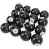Sahgsa Pool Eight Ball Resina Premium Rotondità Perfetta per Accessori per Sala Giochi da Biliardo