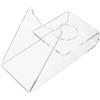 BESPORTBLE Supporto Design Acrilico per da Racchette in Pong Trasparente Semplice Facile da Riporre, per Ufficio e Casa