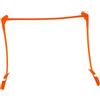 INOOMP Ostacolo Durevole Regolabile Allenamento Plastica Calcio per in e Arancione Resistente per Esercizi di Agilità e Pratica All'aperto