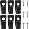 Healvian Gancio Kayak J- Nero, Set 6 con Viti per Accessori Imbarcazione in Outdoor
