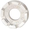 Msioytog Tendiraggi precisione Utensile in acciaio a 8 slot 10-15G per ruote lisce e slot per la cura del ciclismo Regolatore dei raggi delle biciclette