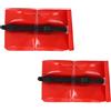 MoSundi Camera d'aria ultraleggera 700 x 35-50 C per bici con valvola Presta, 45 65 mm, ad alta temperatura, 45 g, a prova di foratura, senza cuciture, colore rosso, 2 pezzi