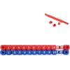Niiyen Tabellone segnapunti per calcio balilla, contatore per calcio balilla, 2 pezzi blu rosso mini multifunzionale calcio balilla gioco di biliardino tabellone segnapunti unità di punteggio da biliardo