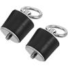 Toddmomy Set 2 Tappi di Scarico Marini 30mm in Inox per Barche e Yacht con Maniglia di Accessori per Drenaggio Impermeabili e Resistenti