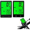MoSundi 28 pollici cablato wireless per computer da bicicletta, IPX6 impermeabile ciclismo contachilometri con chip, lunga retroilluminazione notte equitazione