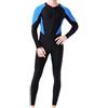 Helilyco Muta da uomo in neoprene da 1 5 mm, per immersioni, snorkeling, nuoto, surf, con cappuccio, traspirante, ad asciugatura rapida, resistente agli sport acquatici (XL)
