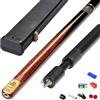 BCJMKDX Stecca da Biliardo, Stecca da Biliardo 3/4 Divisa Snooker Otto Nera 9,5 mm 10 con Scatola