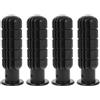 ibasenice Manopole Calcio Balilla 4Pezzi in PVC Nero Ergonomiche Antiscivolo per Tavolo Calcio Balilla 0.7m per Macchine da Calcio Balilla da Tavolo