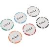 Homoyoyo Marcatori di Palline da Golf Poker 6 in ABS Leggeri e Compatti per Campi da Golf e Borse per Uomo e