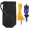 SEVEQIS Corda per Ancora, Kit di Ancoraggio Pieghevole for Piccole imbarcazioni, Canoa con Rampino for Barche Marine, in Alluminio, Leggero, for Sabbia corallina, Erbacce, Fondo roccioso