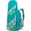 Kivivaka Zaino per racchette da tennis con deposito scarpe, borsa per il trasporto di racchette da badminton per 2 racchette, blu sport pack (grigio scuro)