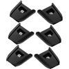 PACKOVE 6 Pezzi Set 6 Etichette Numeriche per Coprimazze da Golf Leggere in Abs Antigraffio, Accessori per Identificazione Rapida da Golf, Marcatori per Coperture per Uomo e Donna