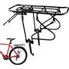 Generic Portapacchi posteriore per bicicletta, capacità 200 kg, regolabile in acciaio, per ciclismo, pendolarismo, lavoro, consegna, touring, picnic, spesa