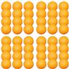 HAPINARY 60 Palline Pingpong per Allenamento Tavolo Tennis con e Tappo in Silicone, Palline for Player Practice Gialle in Plastica ABS