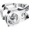 QUARKZMAN Attacco Bicicletta 31.8mm 35mm Attacco Manubrio Argento