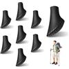 HMCEY 8 Pezzi Gommini per Bastoncini Trekking 1.1 CM,Copri Punte in Gomma per Bastoncini Passeggio,HMCEY Pad Nordic Walking,Tappi Punta per Bastoncini,Tampone Stampelle Antiscivolo per Asfalto, Montagna