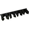 Wenoup Porta Stecche da Biliardo da Parete, Organizer per Stecche da Biliardo con Design Sicuro, Fessure per Stecche, Adatto per Casa, Sala Gi, Nero