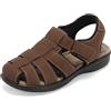 CLEIKS Sandali Uomo con Chiusura a Velcro Praticità e Stile per Donne che Cercano Comfort (Nero, 43EU, MOX250661-1)