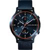 Lilienthal Berlin Cronografo Blu Arancione Pelle Blu