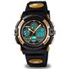 cofuo Orologio sportivo digitale per bambini, ragazzi e ragazze, impermeabile, per sport all'aperto, casual, elettronico, analogico, al quarzo, con sveglia e cronometro, Oro, Digitale