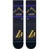 Stance 2 Paia Stance Los Angeles Lakers City Edition CREW Calze Uomo Nere Viola