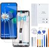 H&LYCYJ Display Schermo per Xiaomi Redmi Note 9s/Note 9 Pro M2003J6A1G M2003J6B2G LCD Schermo Kit di Sostituzione（Grigio con Cornice）