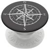 PopSockets PopGrip - Supporto e Impugnatura per Telefoni Cellulari e Tablet con Un Top Intercambiabile - Compass
