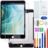 H&LYCYJ Display per iPad mini 4 7.9 pollici (2015) A1538 A1550 LCD schermo di ricambio con kit (nero)