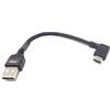 SYSTEM-S USB 3.1 Tipo C 90° a USB 2.0 A Cavo 10 cm