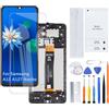 H&LYCYJ Display Schermo per Samsung Galaxy A12 Nacho A127F/DSN A127F/DS A127F LCD Schermo Kit di Ricambio con Cornice