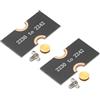PATIKIL Scheda Di Adattamento Estesa M2 NVME SSD Trasferimento 2230-2242, 2 Pezzi Adattatore Estensione M.2 Cambia A Dimensioni Lunghe Con Cacciaviti Per Casa Ufficio Internet Cafes, Nero
