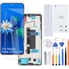 H&LYCYJ Display Schermo per Xiaomi Redmi Note 13 Pro 5G TFT 2312DRA50C 2312CRAD3C 2312DRA50G LCD Schermo di Ricambio Kit di Montaggio（Nero con Cornice, Senza Segno di Dita）