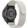 RanBluu QuickFit 22 mm Nylon Cinturino per Garmin fēnix 8 47 mm/fēnix E/Fenix 7/7 Pro/6/6 Pro/5, Cinturini Sportivi di Ricambio, Cinturino Orologio Compatibile con Garmin Epix 2, Bianco