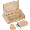 HOZYALE Chiavetta USB in legno USB 2.0 Flash Drive 16GB Memory Stick con scatola di legno, memoria dati per matrimoni, amici, famiglia