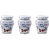 Italy Shop Service Fabbri Amarena Ciliegie in Sciroppo, 230 g, Set di 3, Senza Glutine, Vaso Decorativo in Vetro, + portachiavi italy shop service