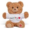 Trudi Bear Marlon T-SHIRT ITALIA | Peluche con maglietta città italiane, gift ricordo gadget viaggi | 32x30x20 cm taglia M | Souvenir | modello 15029