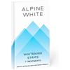 ALPINE WHITE Strisce sbiancanti per denti visibilmente più bianchi in soli 3 giorni: sbiancamento professionale dei denti, sviluppato e testato da dentisti ed esperti dentali, 7 applicazioni (14