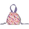 Cartomania Mini Borsa frigo con coulisse, Fiori CHILL&REFILL, Viola, Interno termico isolante, Facile da trasportare, Apertura con coulisse, Tempo libero, Viaggio, Per bambini e ragazzi, Idea regalo