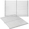 Nordic Bbq Store Griglie in acciaio inox per Napoleon Prestige 500 & Prestige PRO 500 (RSIB, Phantom, da incasso, collegato) - SS 304 griglie di ricambio, 2 pezzi, 45 x 33,65 cm ciascuna