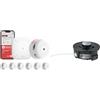 X-SENSE Rilevatore di fumo X-Sense XS01-M ProConnected con stazione base SBS50 e testina Makita a 1 filo Tap&Go 1,6 mm 195858-1 argento